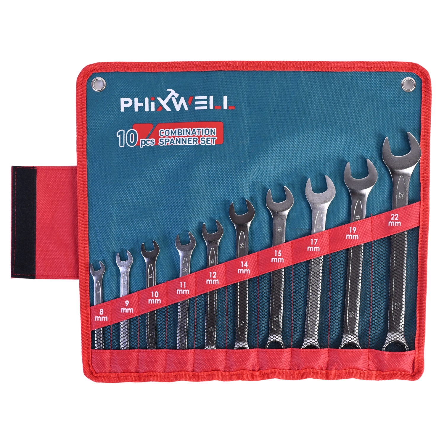 717532 Súprava kombinovaných kľúčov PHIXWELL 10 KS